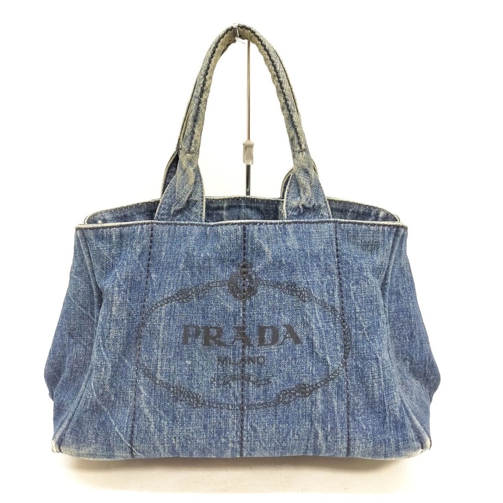 Prada Indigo Denim Tote